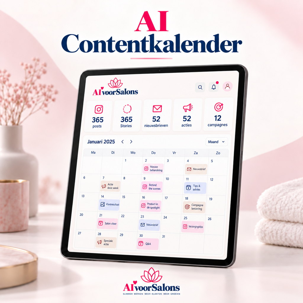 AI voor Salons Contentkalender